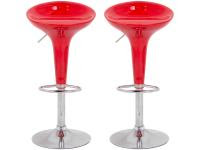 Banqueta Alta Giratória Vermelha Nell BQT-VE1