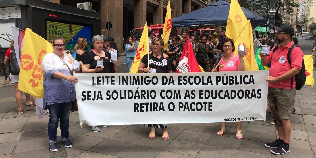 Pedágio visa ajudar professores em situação mais grave financeira, segundo Cpers