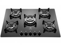 Cooktop 5 Bocas Electrolux à Gás GLP Preto