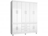 Guarda-roupa Casal 10 Portas 3 Gavetas 