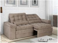 Sofá Retrátil e Reclinável 4 Lugares Velosuede