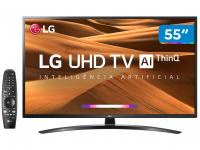 Smart TV 4K LED 55” LG 55UM7470PSA Wi-Fi HDR