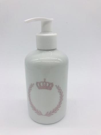 Porta Alcool e Gel Porcelana Princesa Rosa