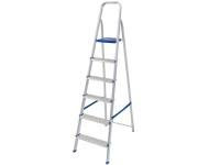 Escada 6 Degraus Alumínio Mor 