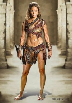 Saxa - Spartacus - Ellen Hollman by wolverine1031 | Personagens ...
