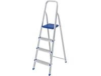 Escada 4 Degraus Alumínio Mor 