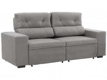 Sofá Retrátil e Reclinável 3 Lugares Suede - Phormatta Evolution SMP