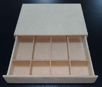 Caixa Para Dinheiro em Mdf Cru - Girassol