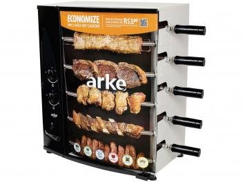 Assador à Gás GLP Rotativo Arke AGR-05 - 5 Espetos