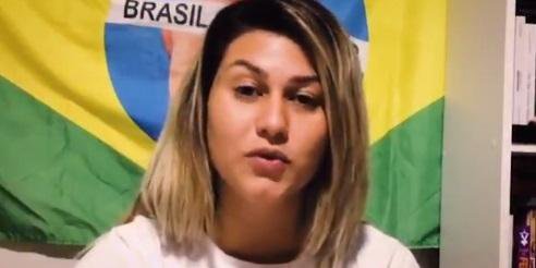 Sara Winter postou vídeo nas redes sociais após sair da prisão