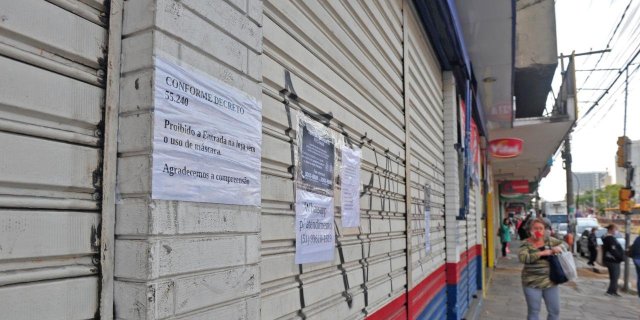 Região de Porto Alegre passou para bandeira vermelha