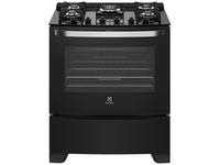 Fogão 5 Bocas Electrolux Prata e Preto