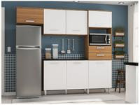 Kit Cozinha Poliman Móveis Lia com Balcão