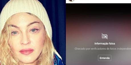 Madonna teve post censurado pelo Instagram