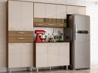 Cozinha Compacta Poliman Mel 8 Portas