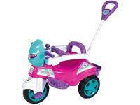 Triciclo Infantil Baby City Menina com Empurrador