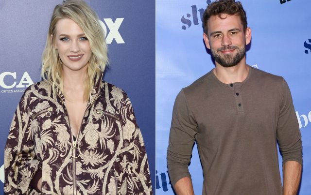 January Jones Confirms She Dated Nick Viall, Reveals His First DM ...