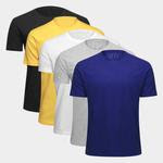 Kit Camiseta Básica c/ 5 Peças Masculina
