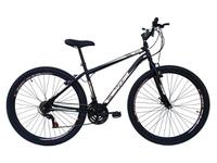 Bicicleta em Aço Carbono Preta Aro 29 18v Marchas Freio V-Brake - Xnova
