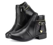 Bota Feminina Coturno Feminino Cano Baixo
