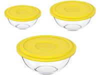 Conjunto de Tigelas de Vidro 3 Peças Marinex