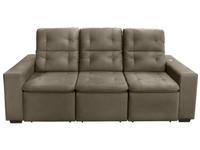 Sofá Retrátil Reclinável 3 Lugares