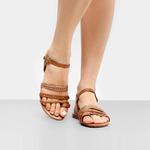 Rasteira Look Fashion Multi Tiras Cravinhos