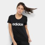Camiseta Adidas Estampa Logo Slim Feminina