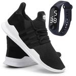 Kit Tênis Caminhada Ever Way + Relógio Digital Leve Casual