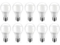 Kit Lâmpadas LED 10 Unidades Branca E27 9W
