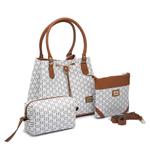 Kit Bolsa Feminina Transversal Necessaire Alça Conforto